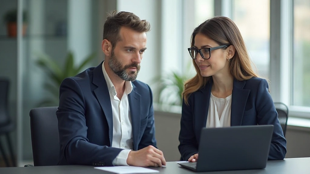 Профессиональная деловая встреча с обсуждением стратегии развития